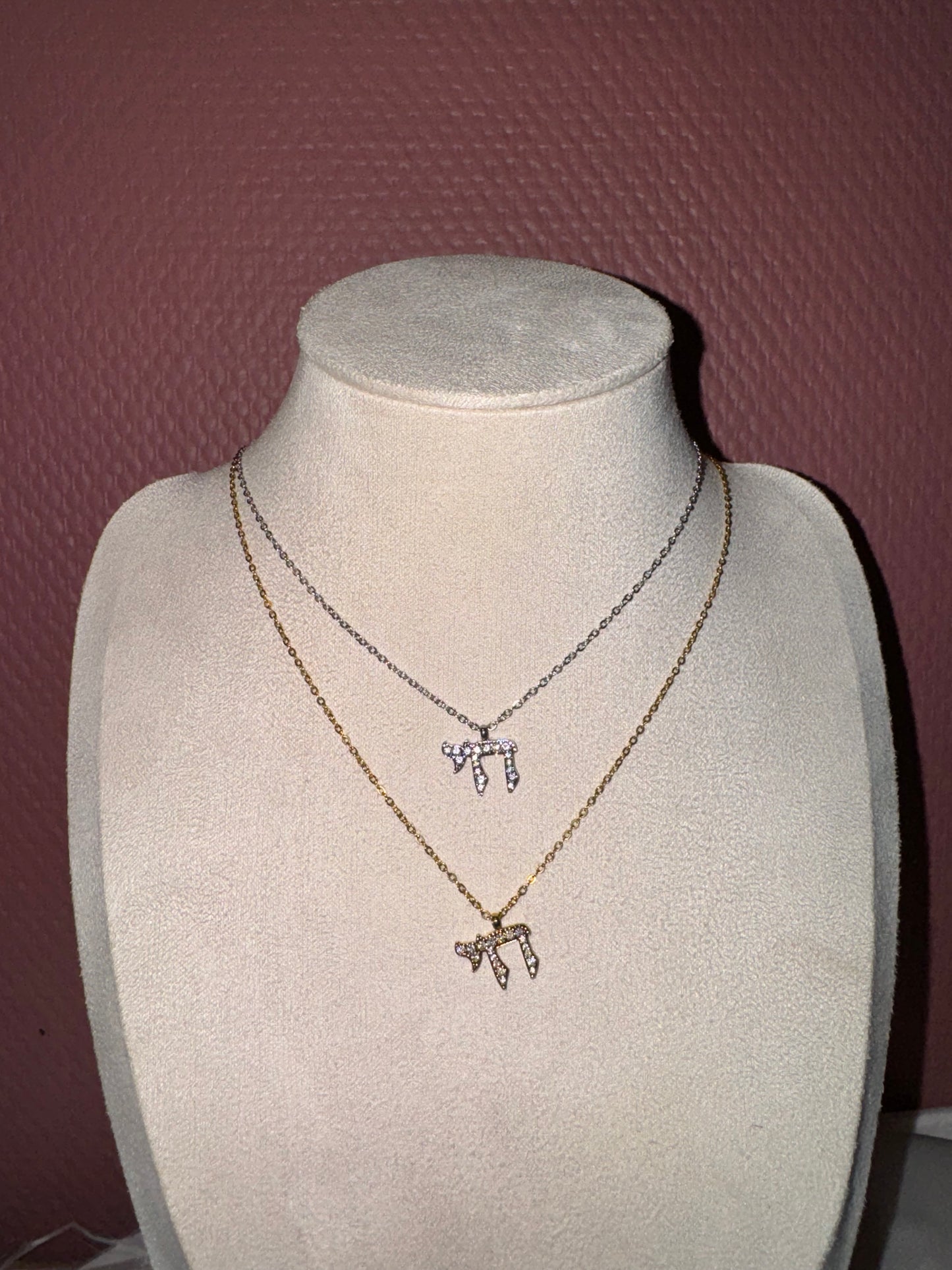 Collier Chai avec strass
