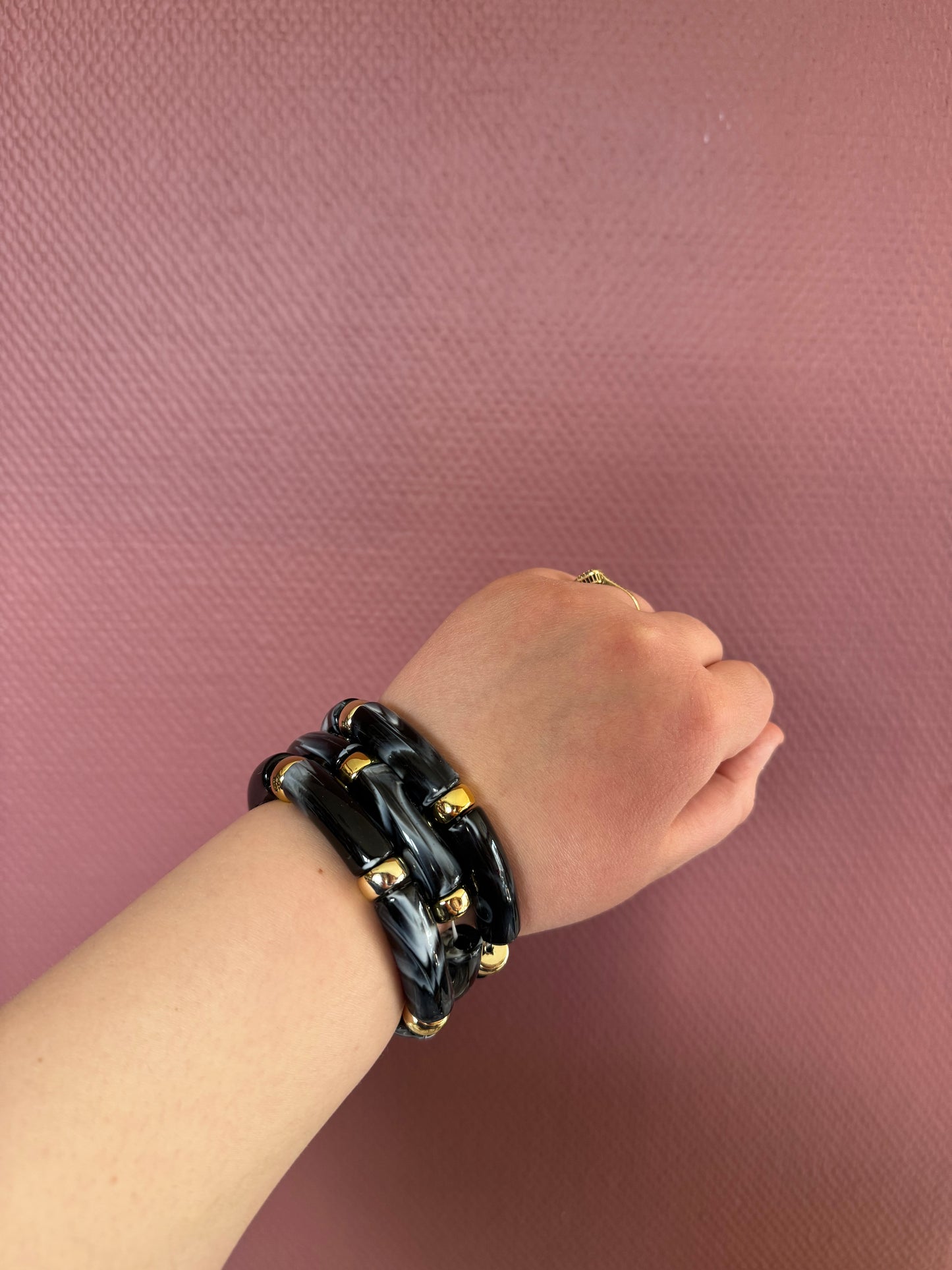 Lot de 3 bracelet couleur noir