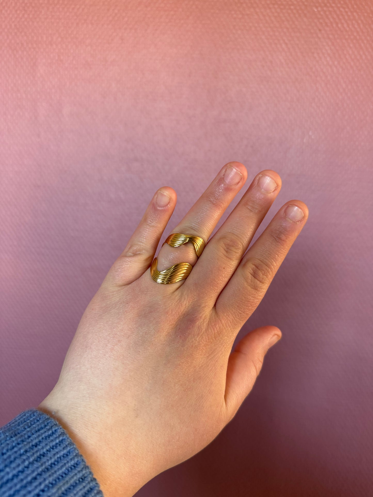 Bague « relief »