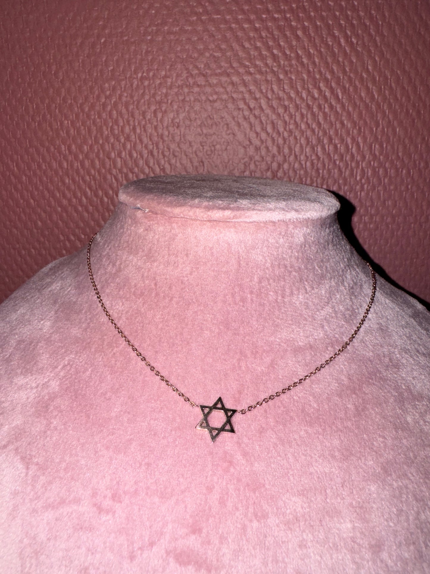 Étoile de David rose gold