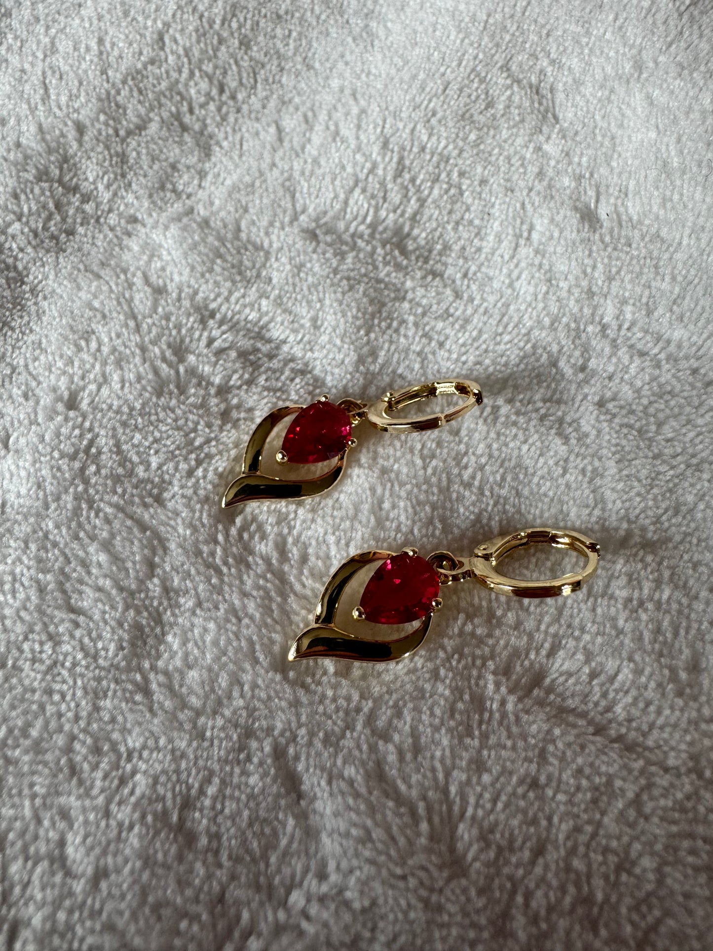 "Tear" earrings