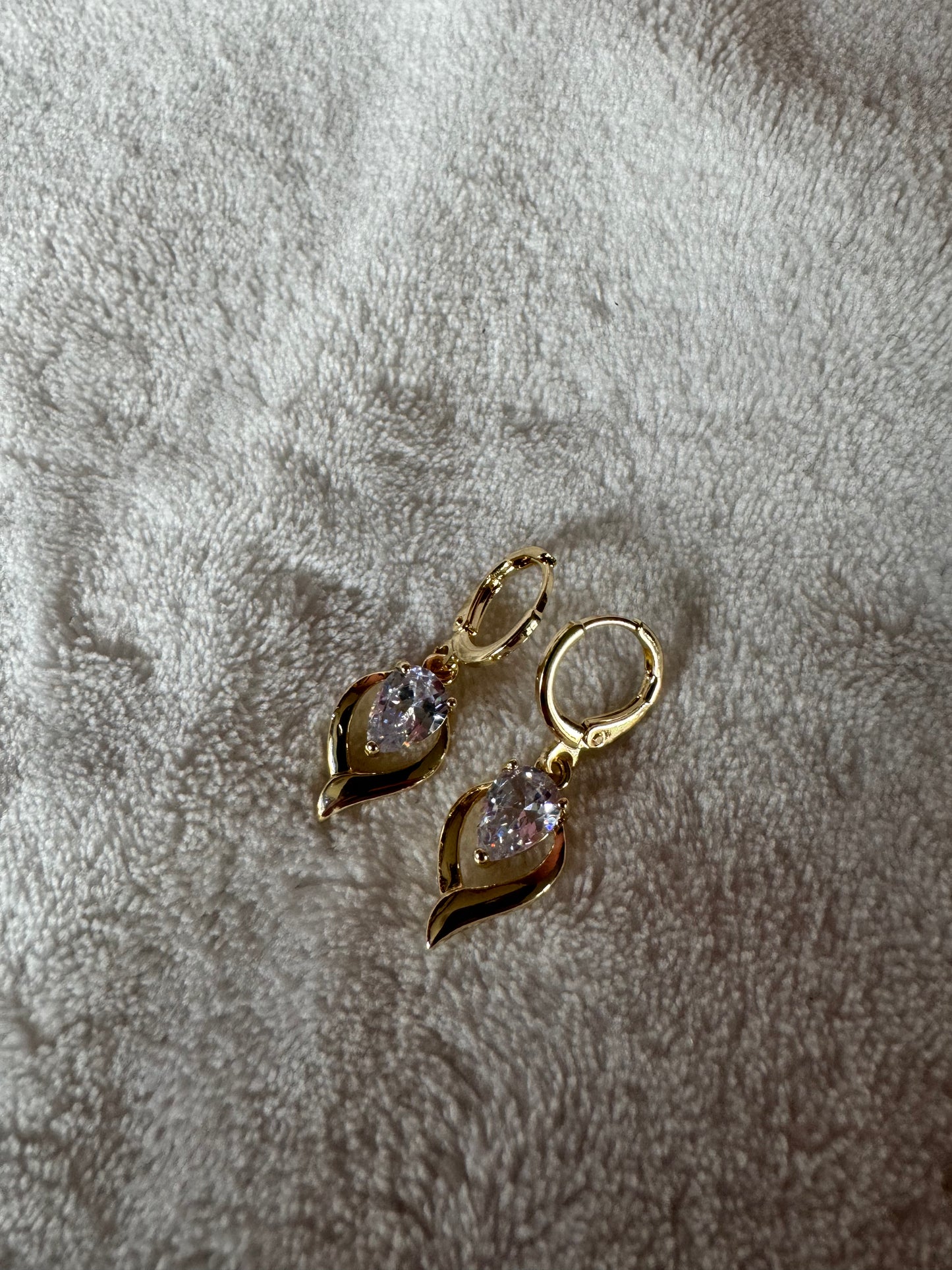"Tear" earrings