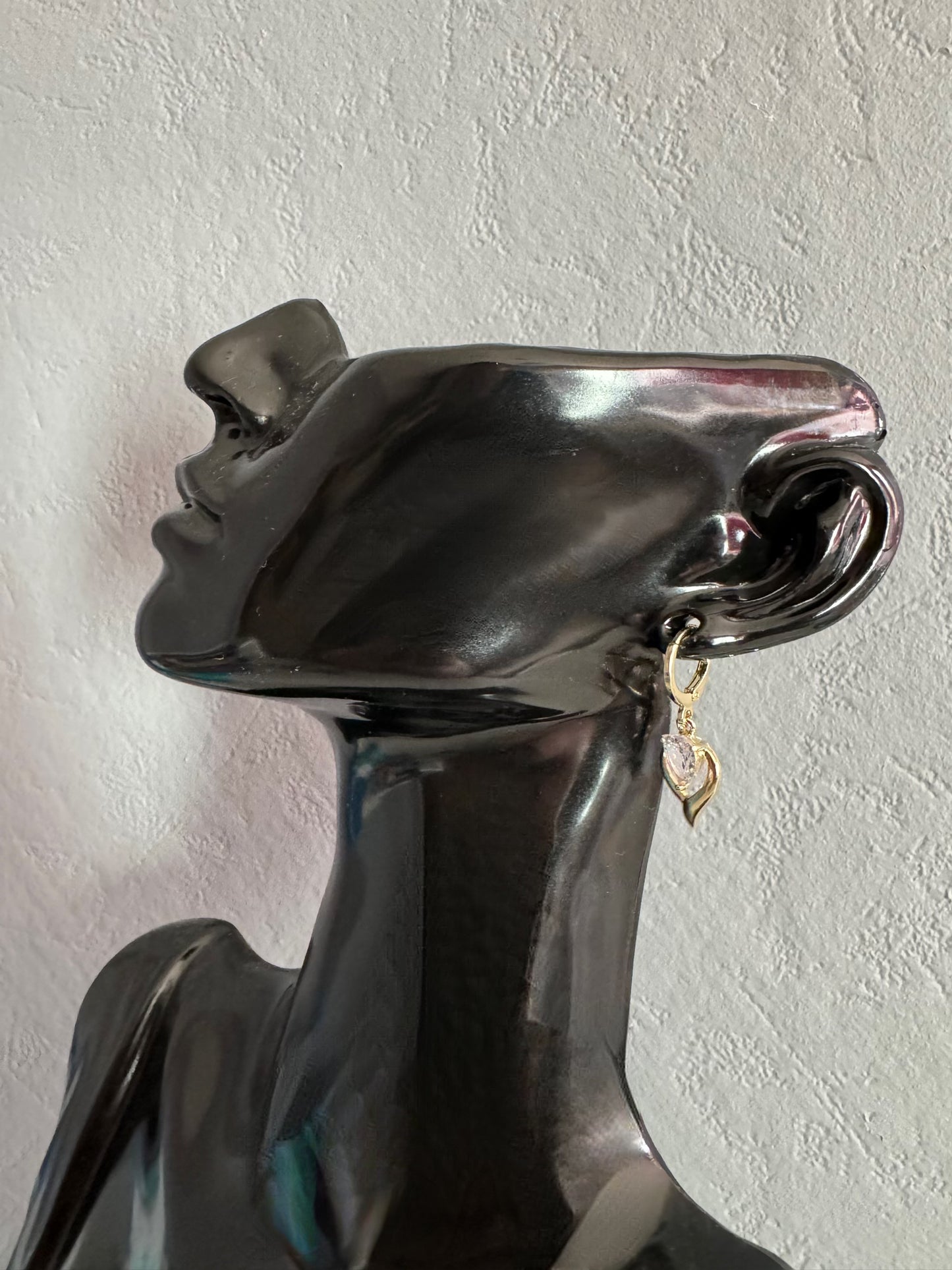 "Tear" earrings