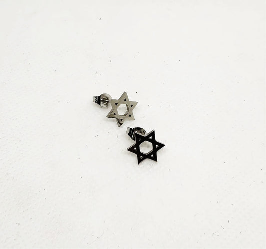 Boucles d’oreilles “étoile de David”