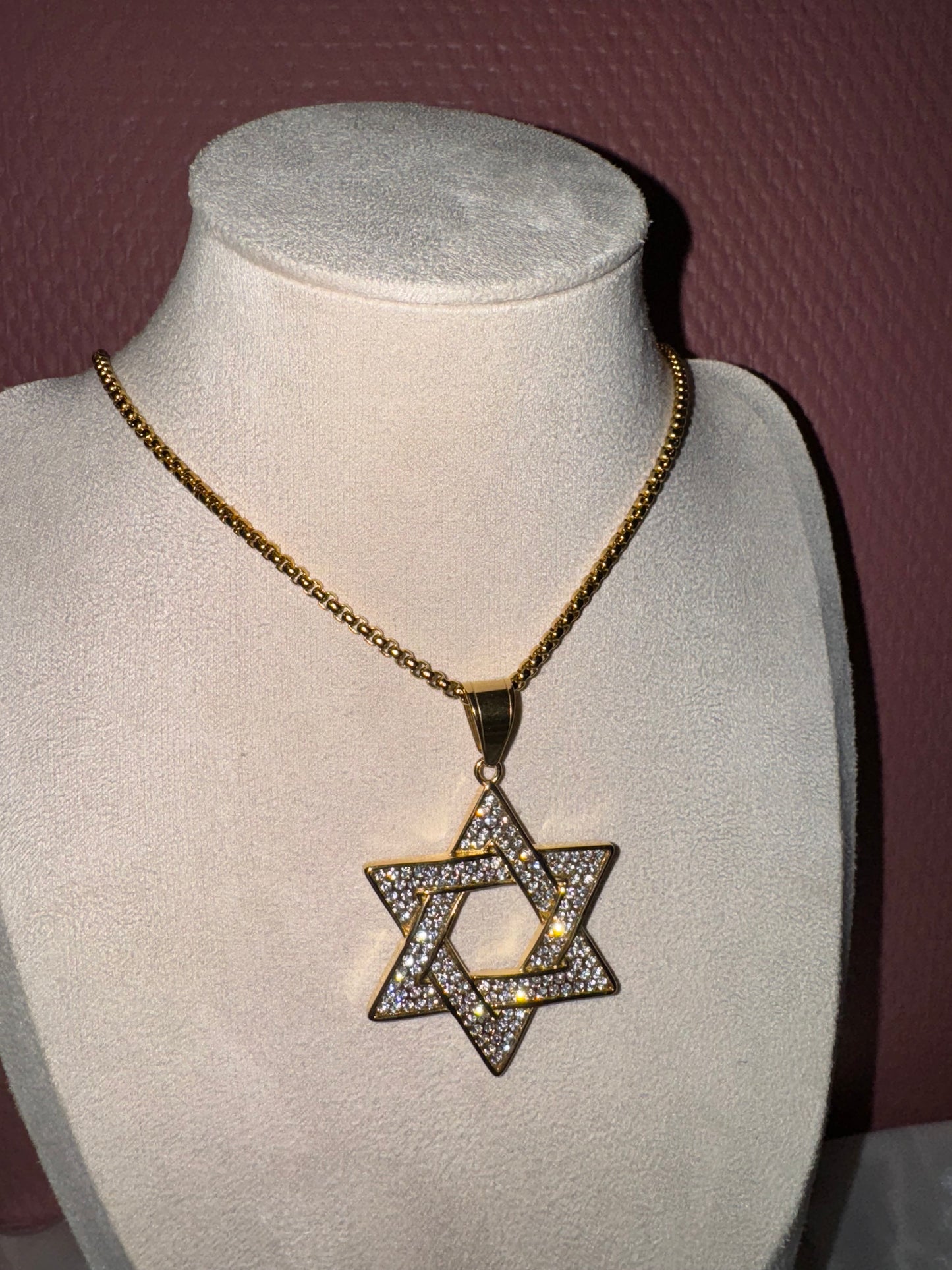 Maxi Magen David avec strass