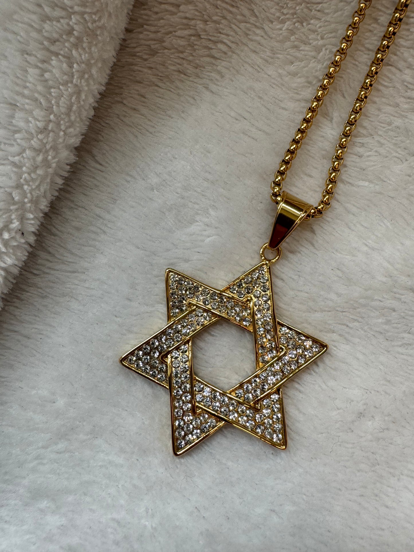 Maxi Magen David avec strass