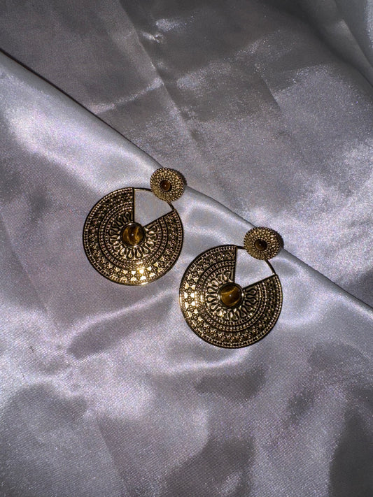 Boucle d’oreille “tigre”