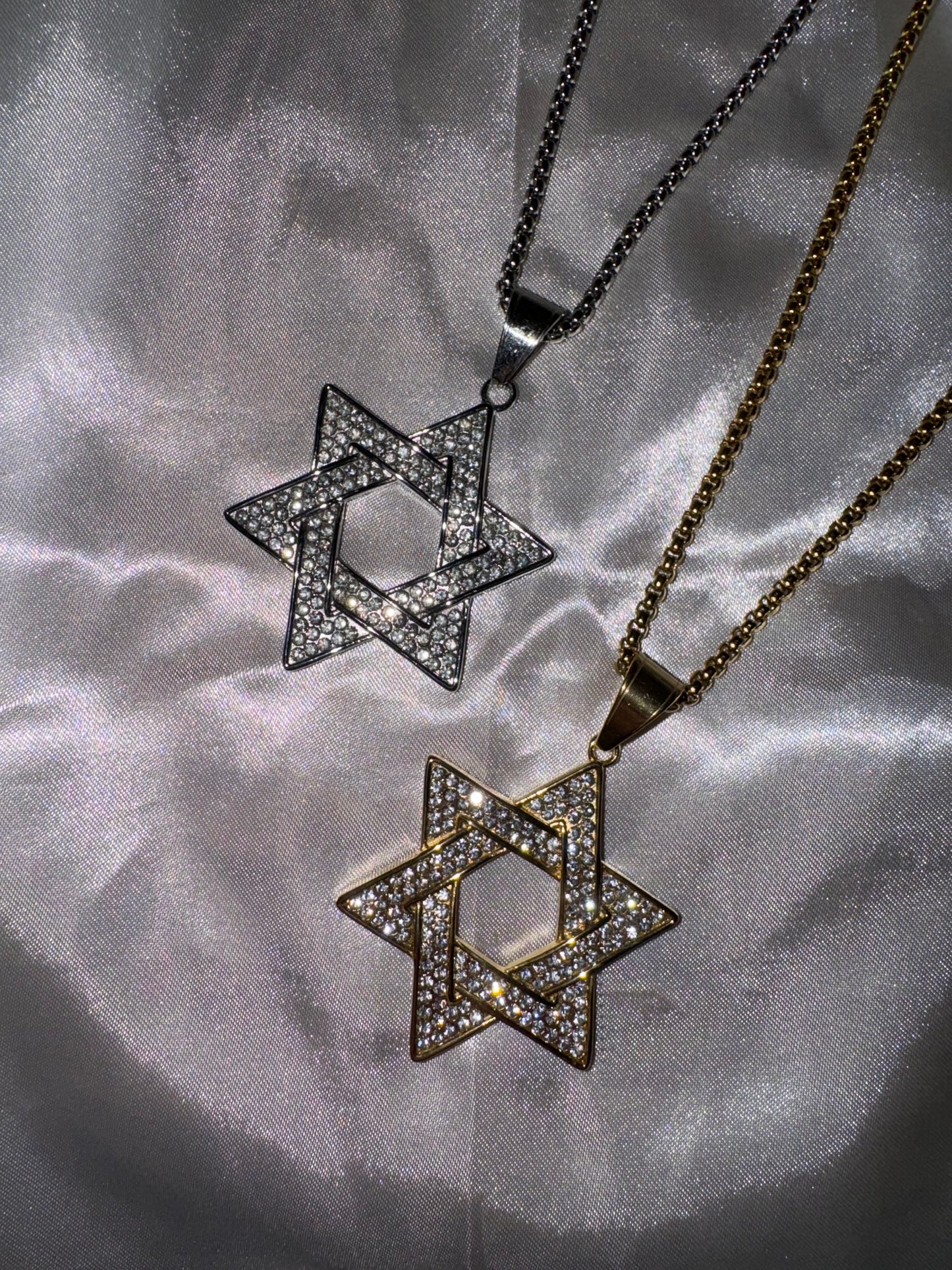 Maxi Magen David avec strass