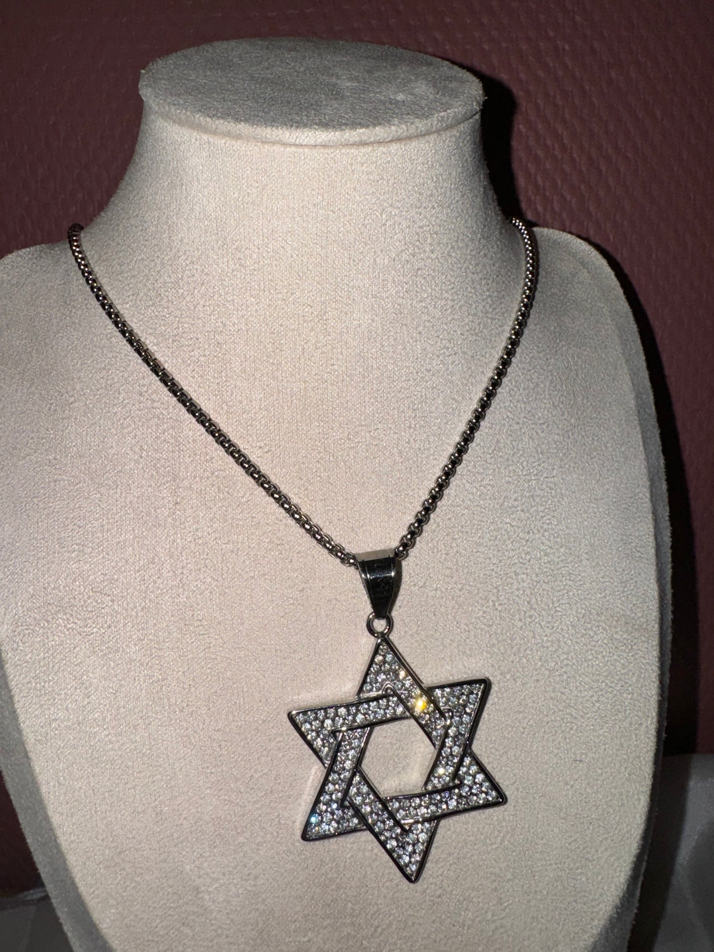 Maxi Magen David avec strass