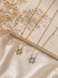 Collier Magen David strass