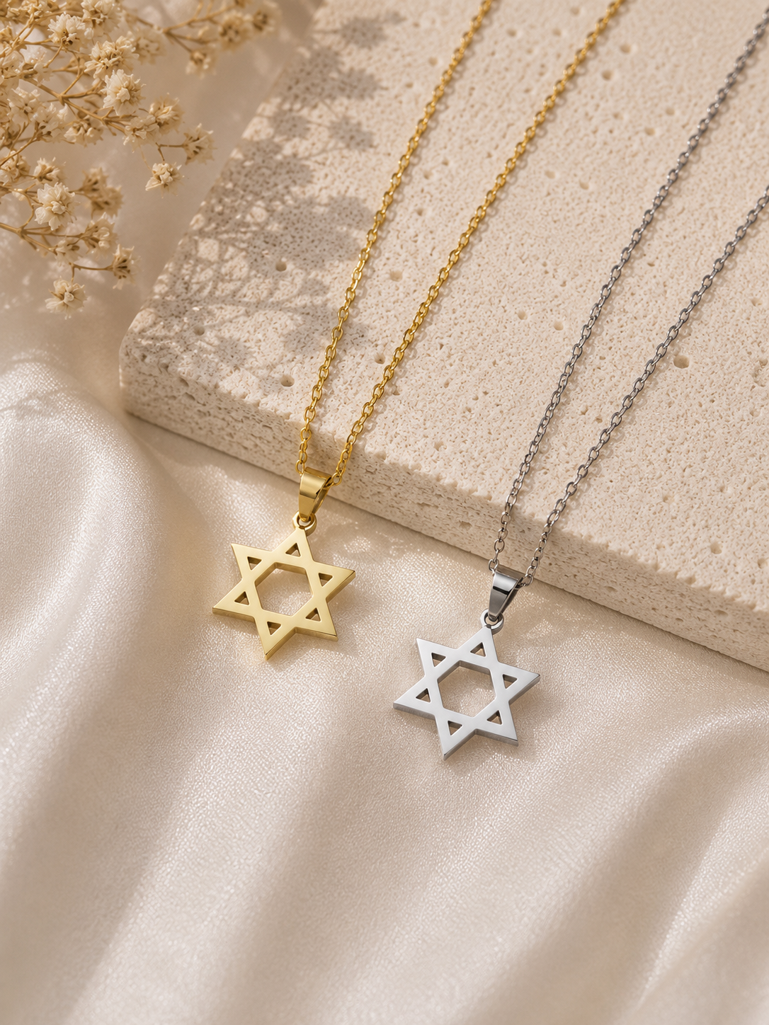 Collier étoile de David