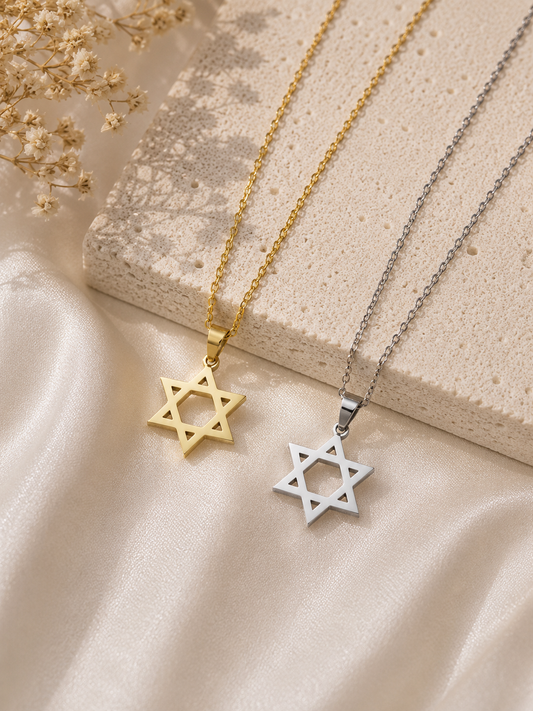 Collier étoile de David