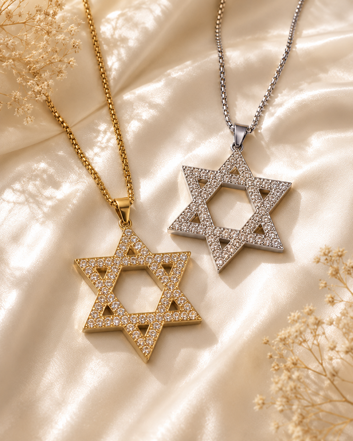 Maxi Magen David avec strass