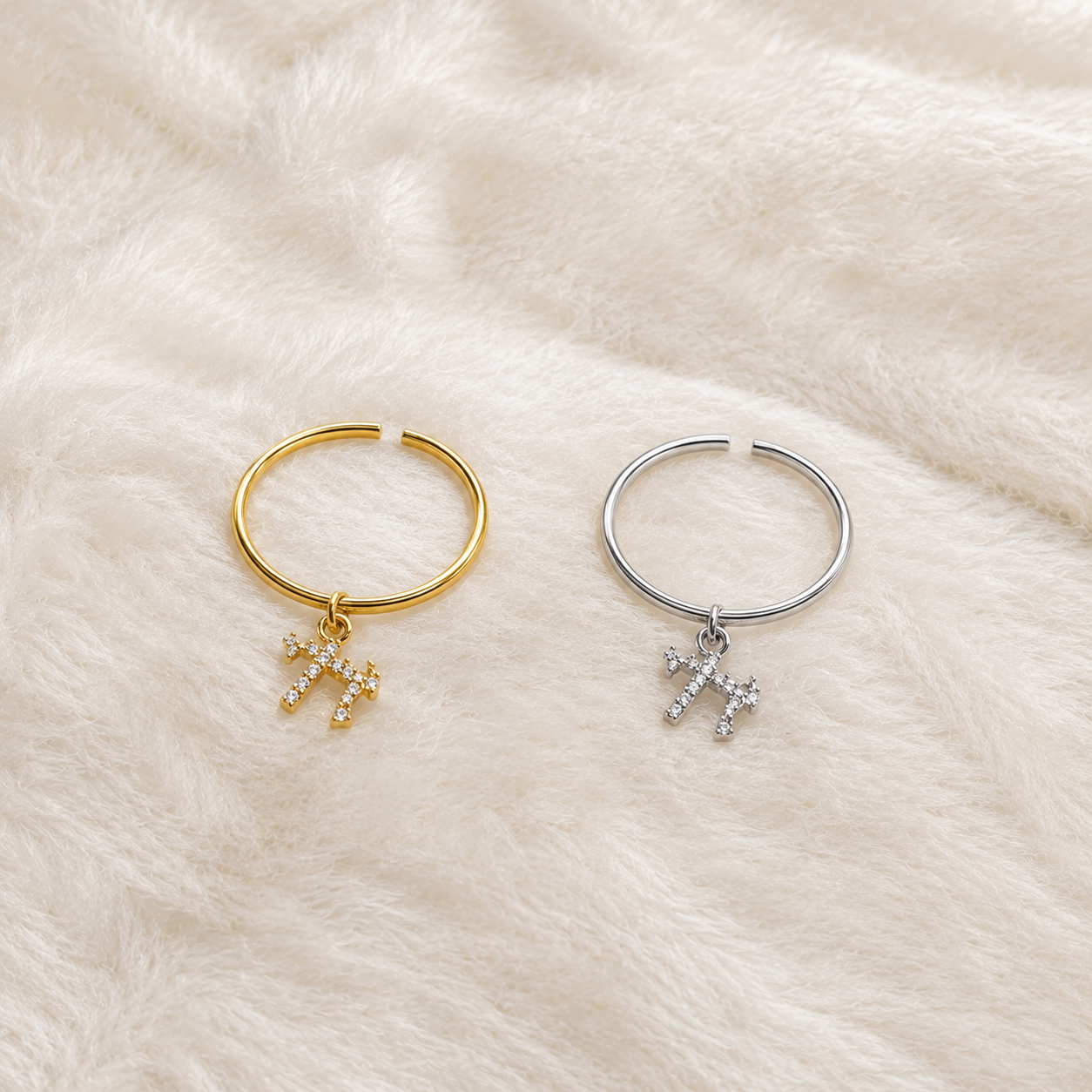 Bague chai avec strass