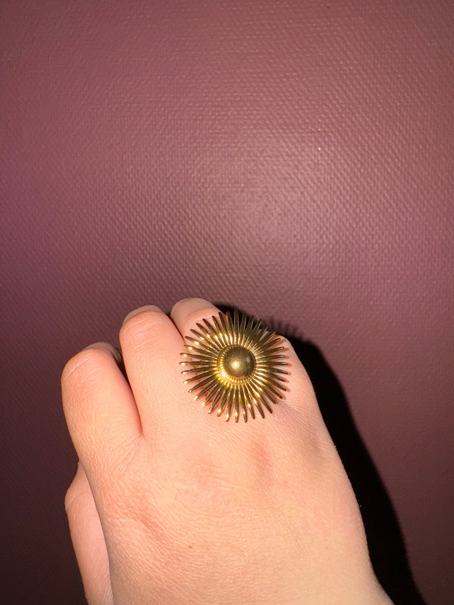 Bague “soleil”