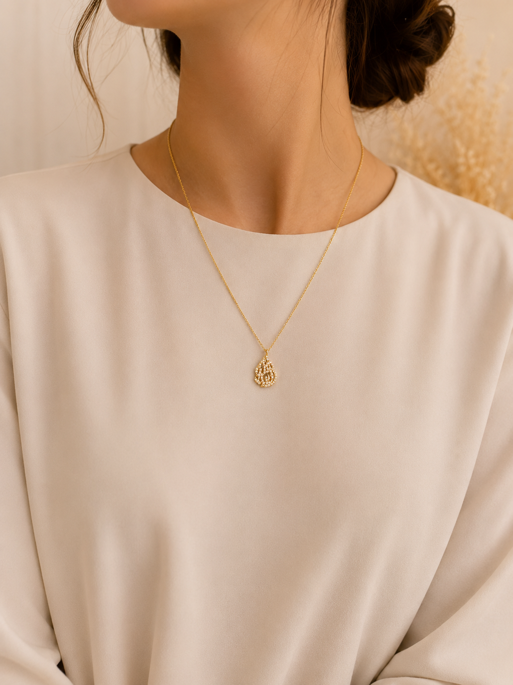 Collier Breslev avec strass