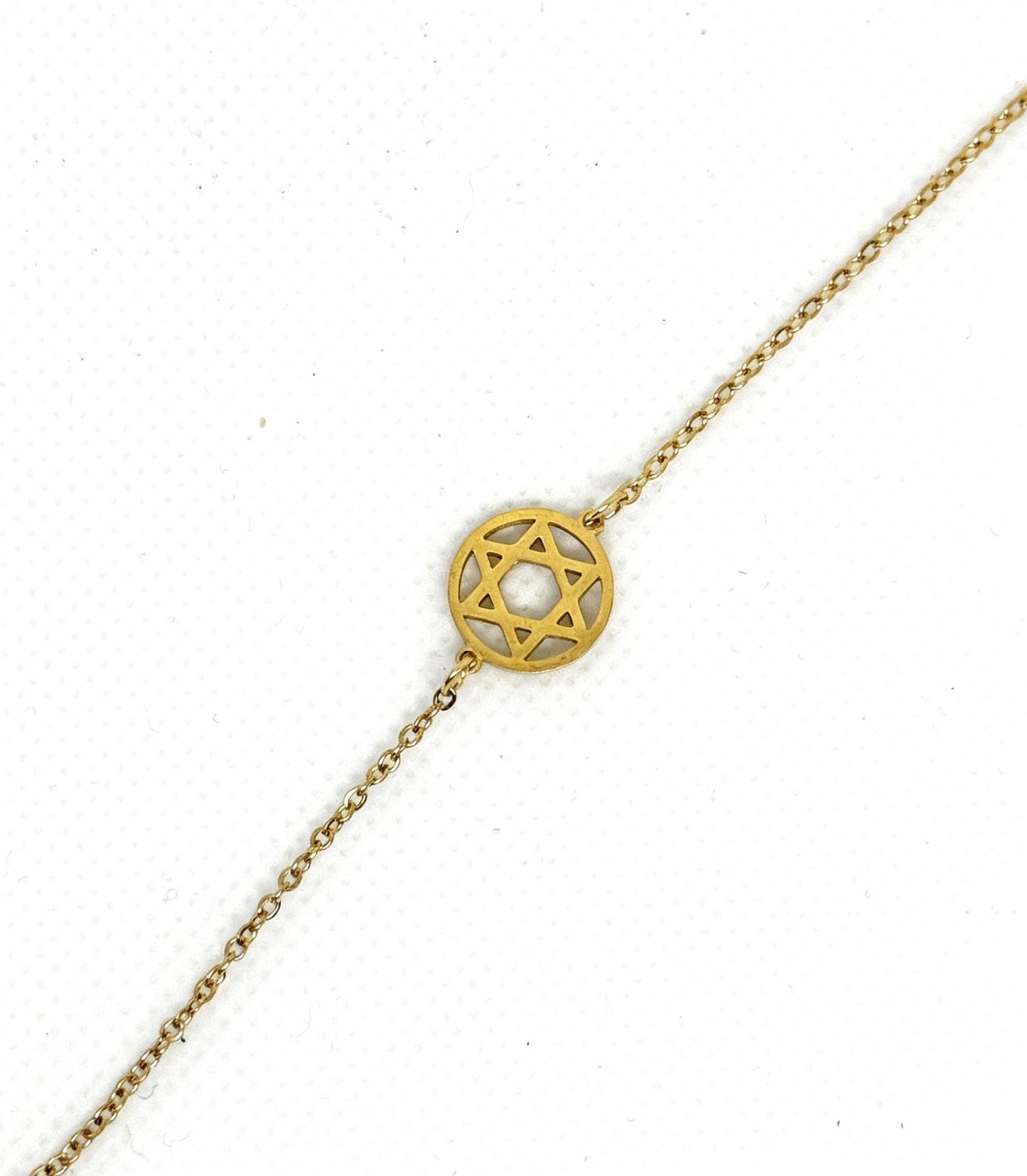 Magen David gold bracelet