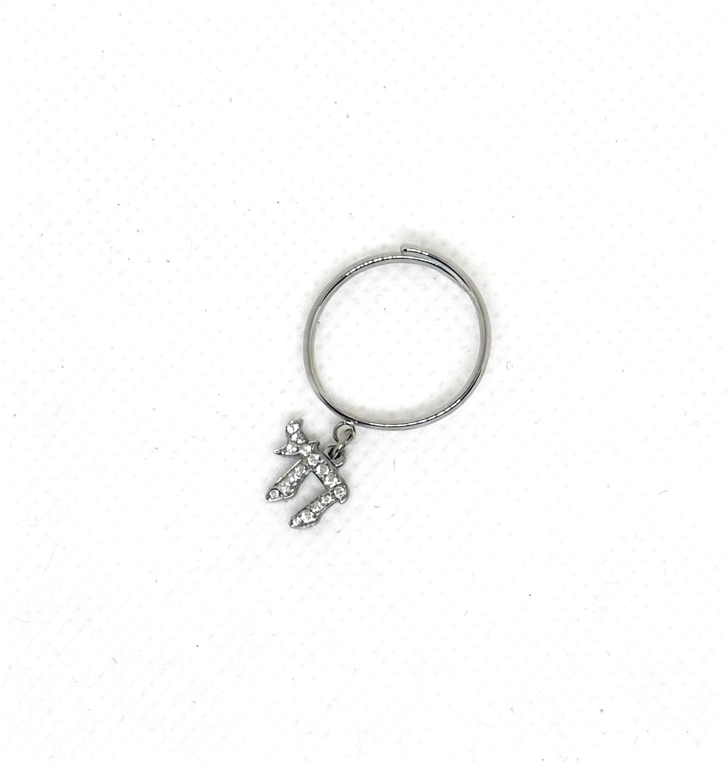 Bague chai avec strass