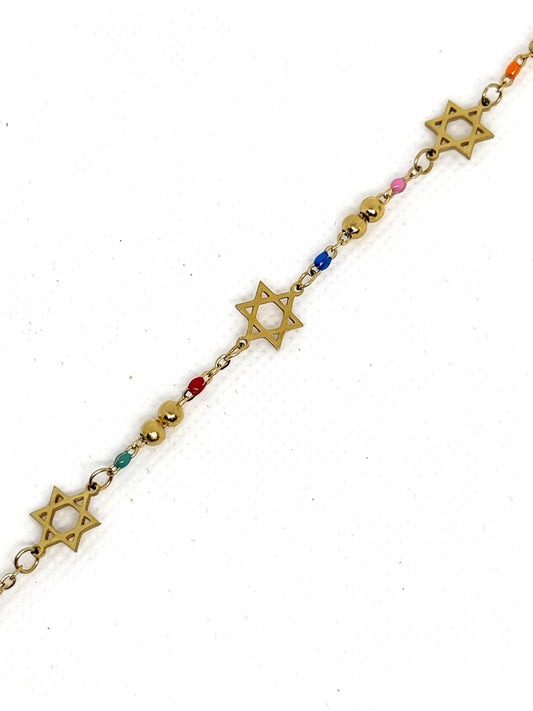 Bracelet de Cheville Magen David