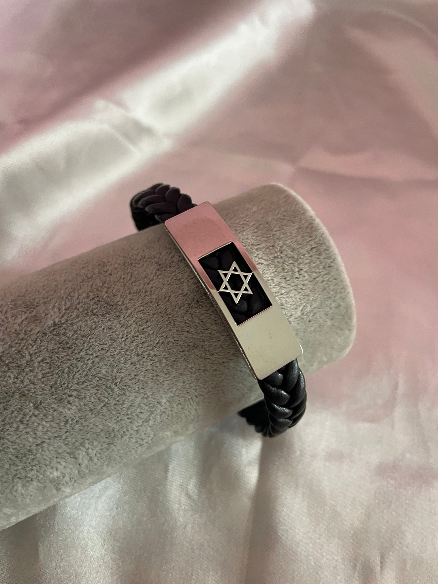 Bracelet Faux cuir  Magen David